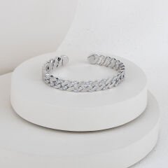 İthal Taslı Kelepce Bileklik 17 cm