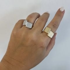 Özel Seri Zirkon Taşlı Ritim Yüzük (AYARLI)