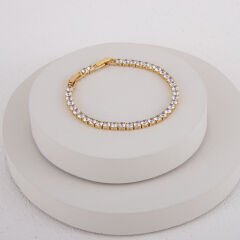 Özel Seri Zirkon Taşlı Su Yolu 19cm