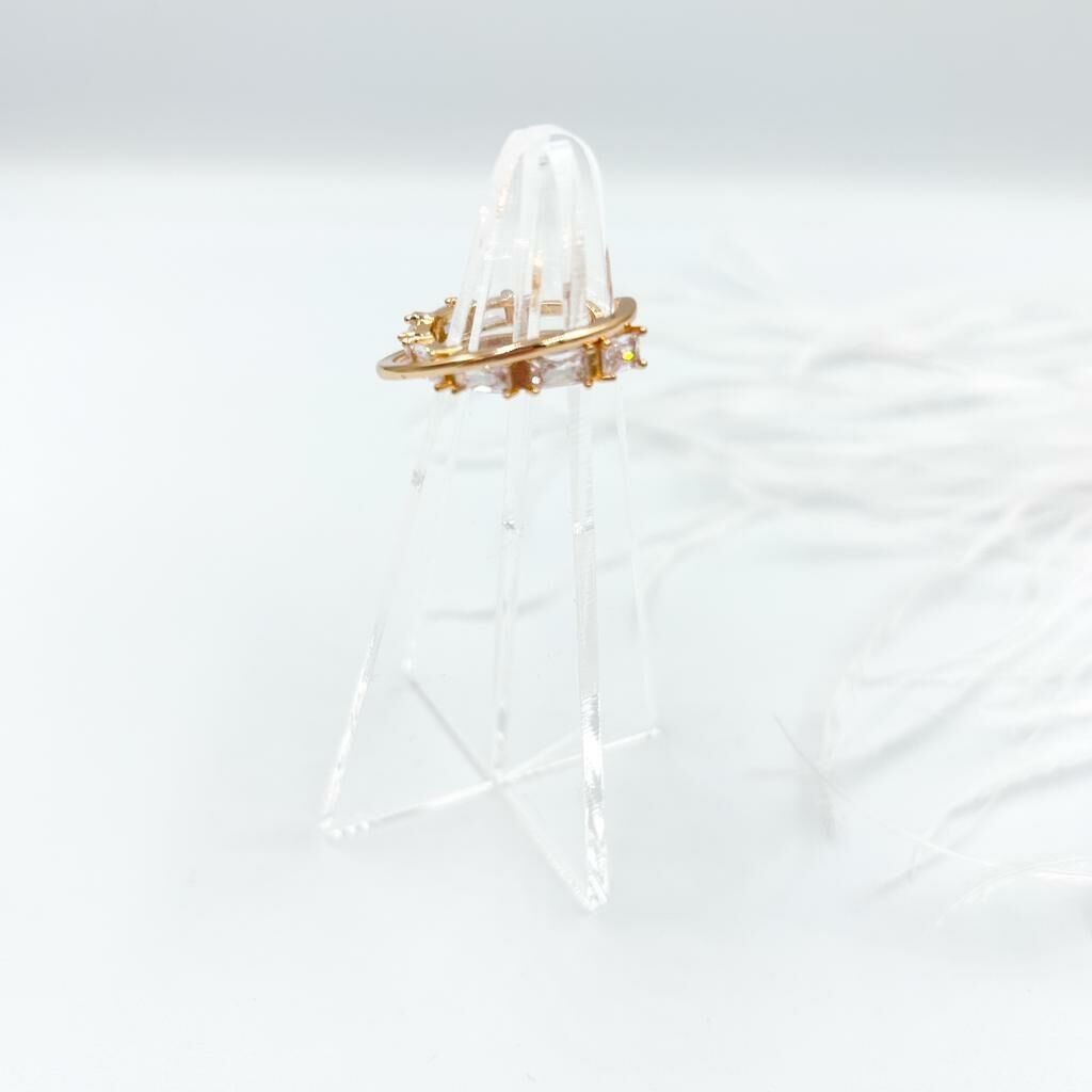 Baget Taşlı Yüzük (AYARLI)