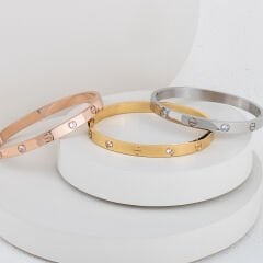 Çelik Taslı Kelepçe 17 cm