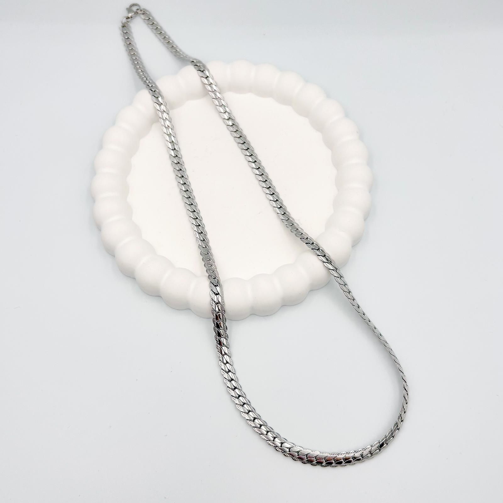 Çelik Zincir Kolye 55 cm