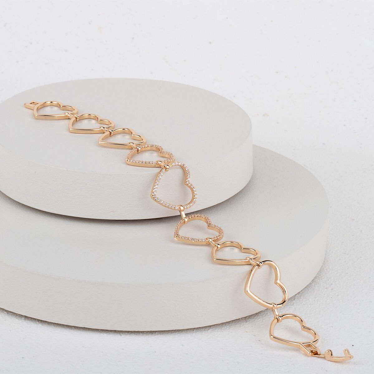 Vip Seri Zirkon Taşlı Bileklik 19cm