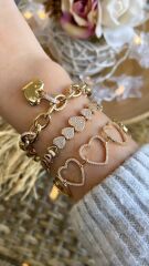 Vip Seri Zirkon Taşlı Bileklik 19cm