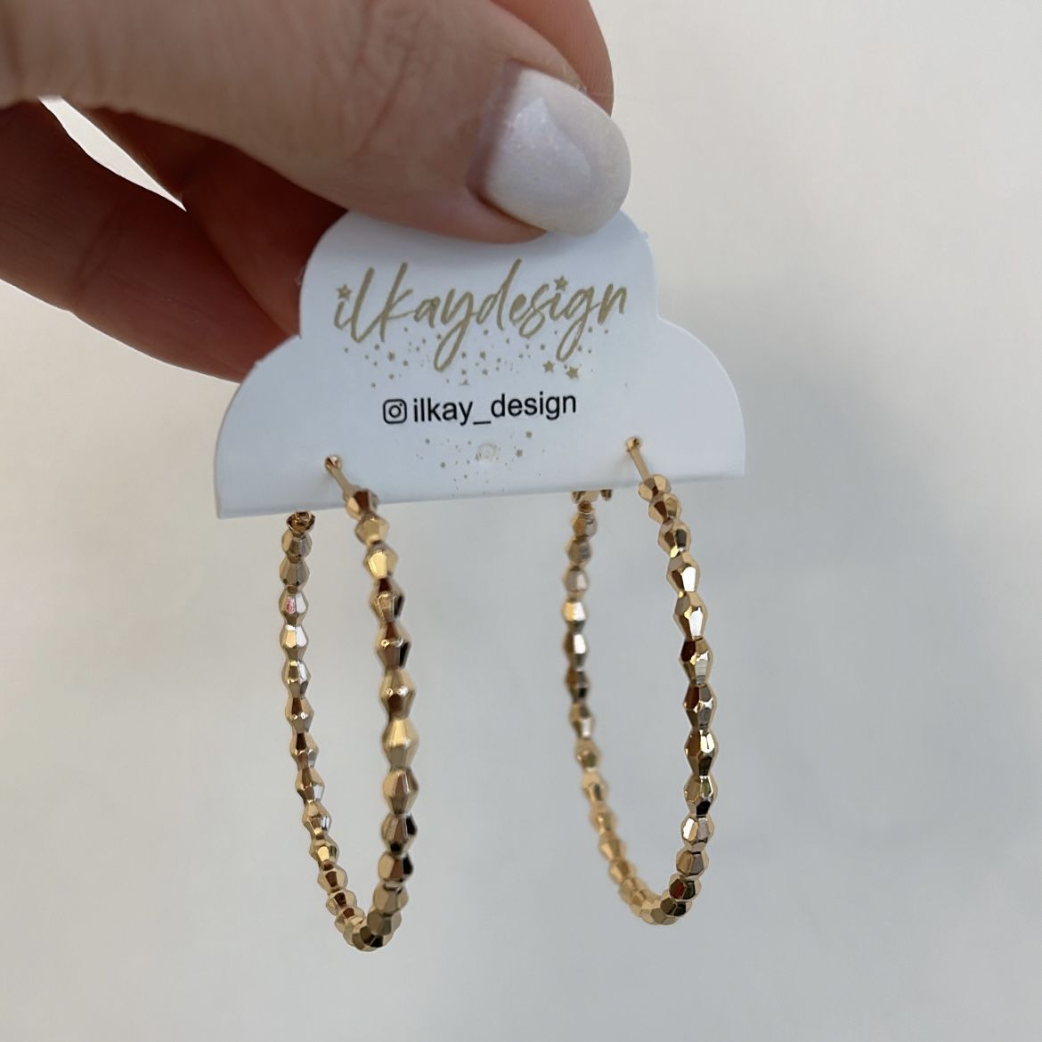 Vip Seri Dorika Halka Küpe 4cm