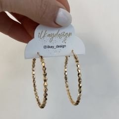 Vip Seri Dorika Halka Küpe 4cm