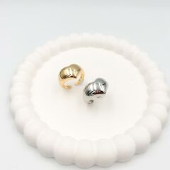 Özel Seri Plaka Kalp Yüzük (AYARLI)