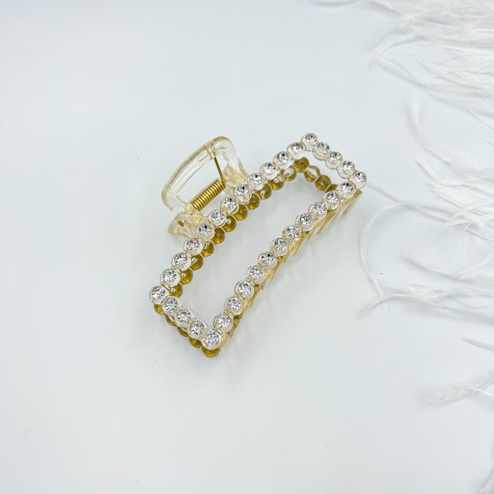 Taşlı Mandal Toka 8cm