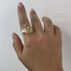 Özel Seri Taşlı Ritm Yüzük (ayarlı)