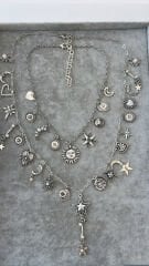 Özel Seri Etnik Desenli Zra Kolye (49cm,70cm)