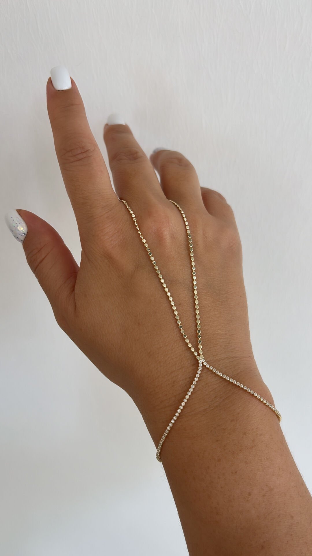 Özel Seri Zirkon Taşlı Ezme Zincirli Şahmeran