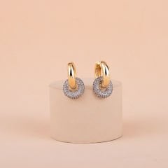 Özel Seri Zirkon Taşlı Halka Küpe