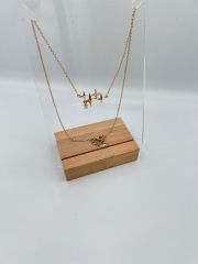Vip Seri Zirkon Taşlı Kolye 50cm
