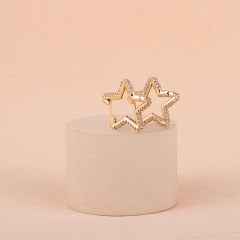 Özel Seri Zirkon Taşlı Yıldız Küpe