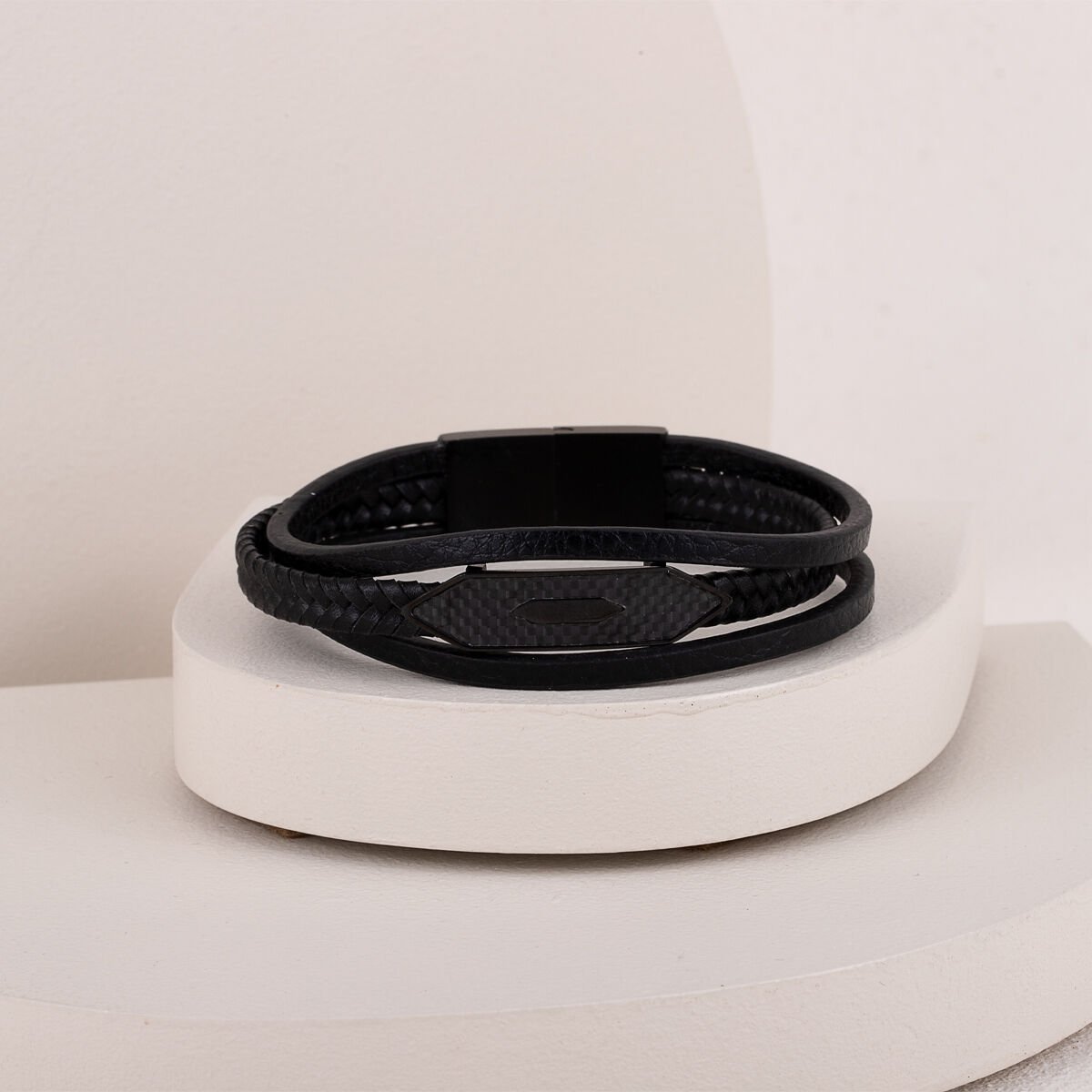 İthal Deri 3 Sıralı bileklik 22cm