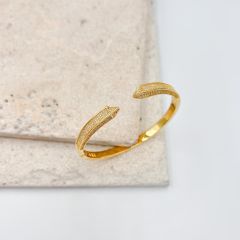 İthal Zirkon Taşlı Kelepçe 17 cm