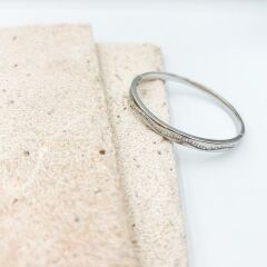 İthal Zirkon  Baget Taşlı Kelepçe 17 cm