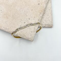 İthal Zirkon Taşlı Kelepçe 17 cm