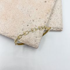 İthal Zirkon Taşlı  Tff Kelepçe 17 cm