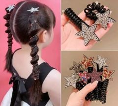 Yıldızlı Taşlı Silikon Toka