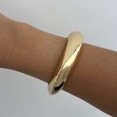 Özel Seri 14k Gold  Köşeli Kelepçe 17cm