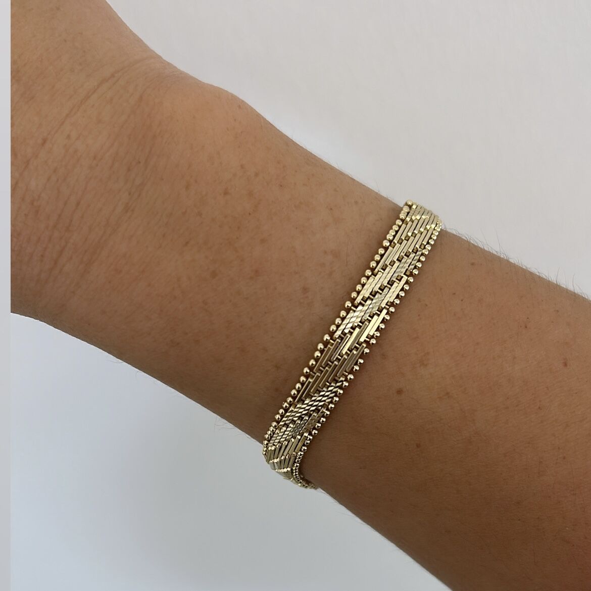 Vip Seri 14k Gold Hasır Bileklik 18 cm