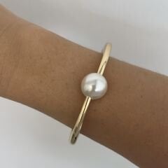 Özel Seri İncili Kelepçe Bileklik 17 cm