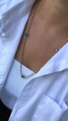 Vip Seri Nazar Gözlü Kolye 60cm