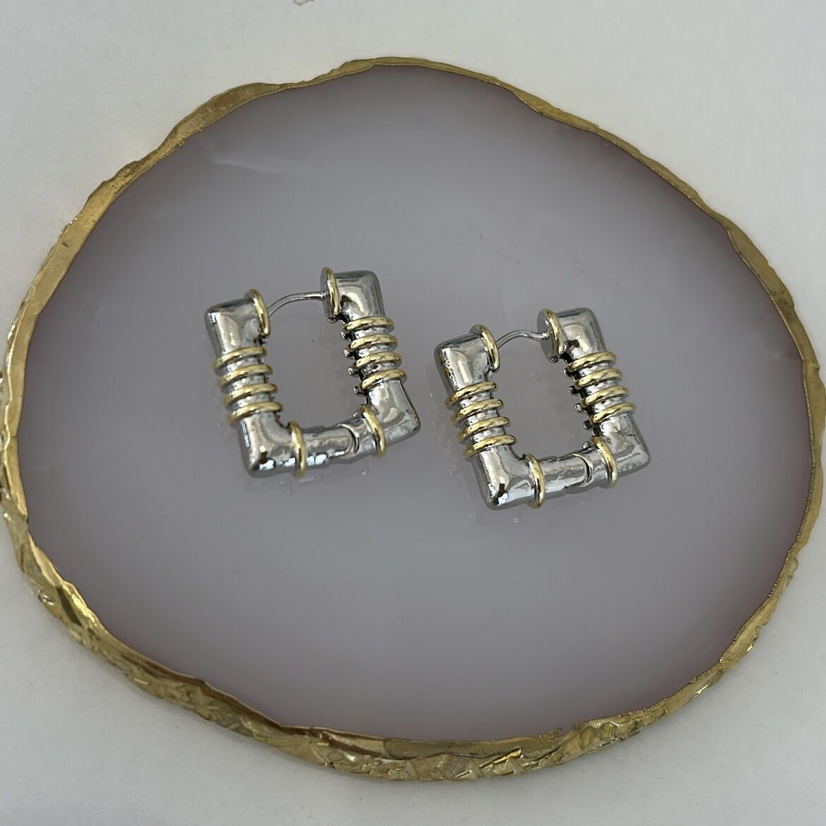 Özel Seri Köşeli Küpe 2cm