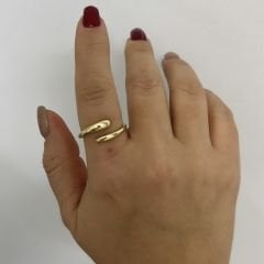 Özel Seri Gold Damla Yüzük (AYARLI)