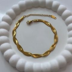 Çelik Örgü İtalyan Halhal 25cm