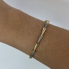 Özel Seri Taşlı İthal Kelepçe 17cm