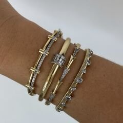 Özel Seri Taşlı İthal Kelepçe 17cm