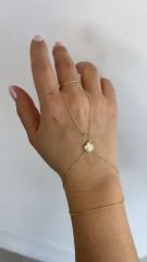Özel Seri Gold Yonca Detaylı Şahmeran