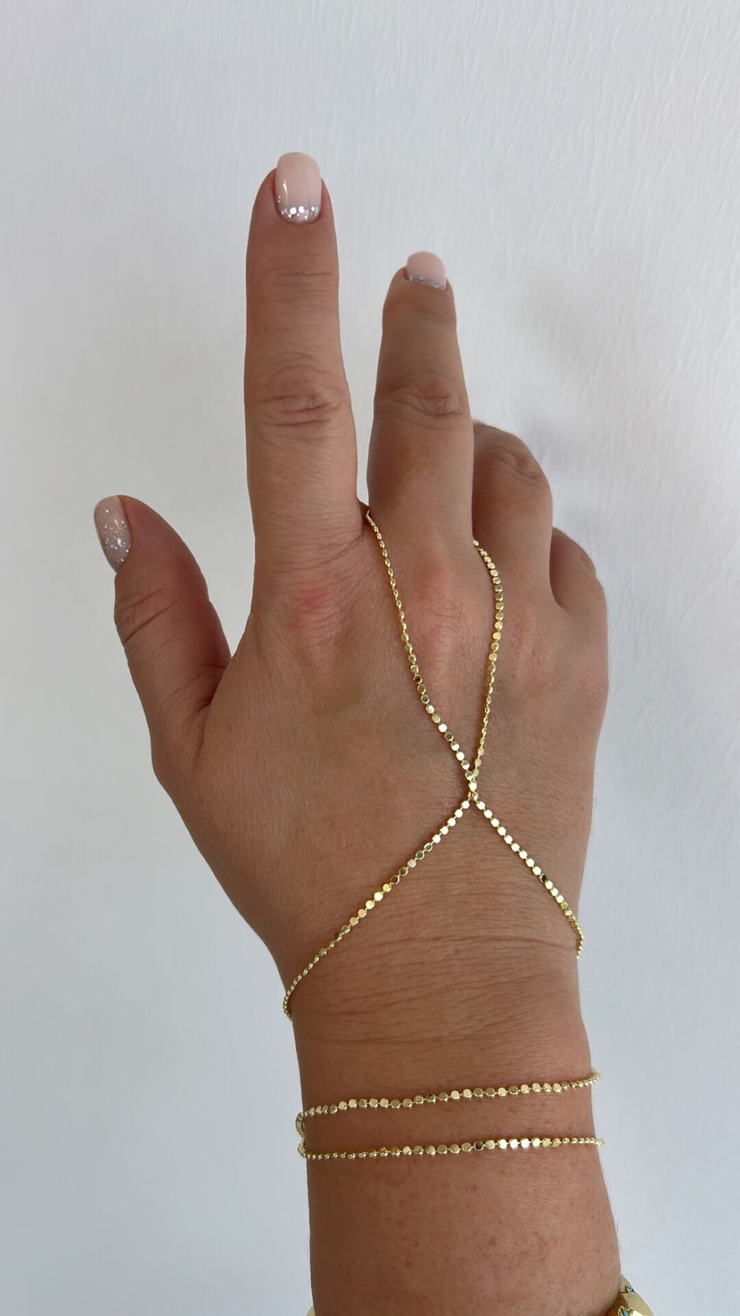 Özel Seri 14K Gold İnce Ezme Zincir Şahmeran