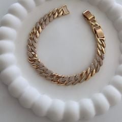 Vip Seri Zirkon Taşlı Bileklik 20 cm