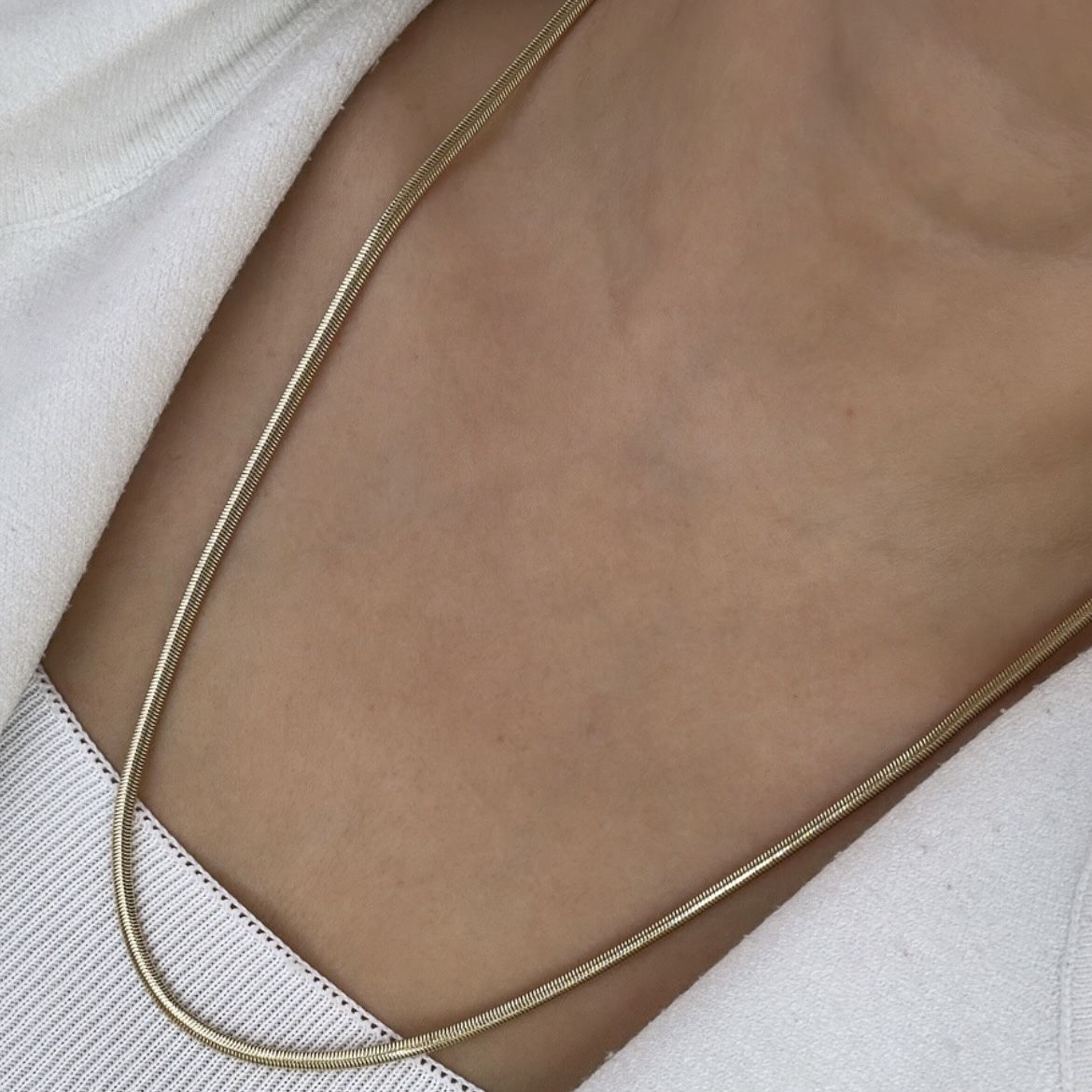 Özel Seri Hasır İtalyan Kolye 60 cm