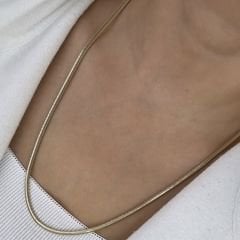 Özel Seri Hasır İtalyan Kolye 60 cm