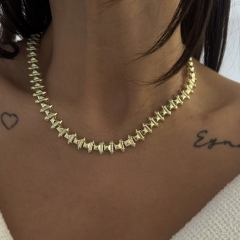 Özel Seri 14K Gold Çivi Kolye 45cm