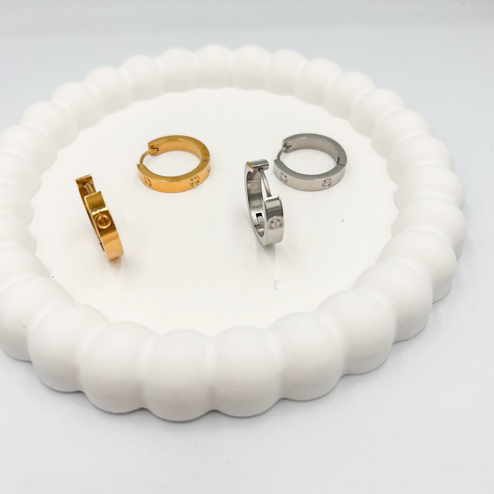 Çelik Crt Halka Küpe 1,5cm