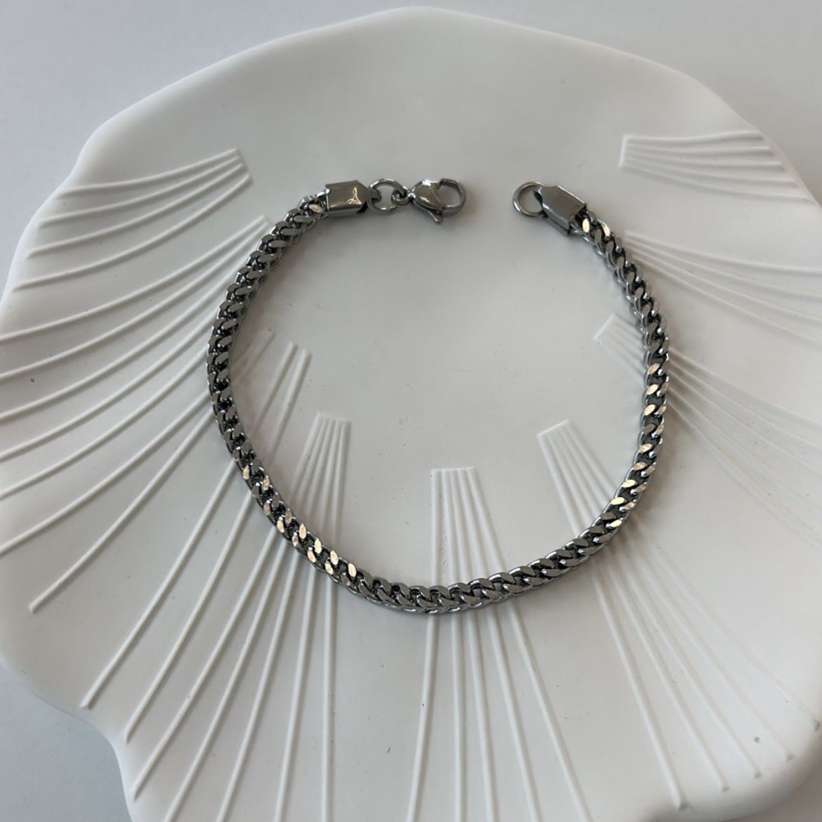 Çelik Zincir Bileklik 19cm