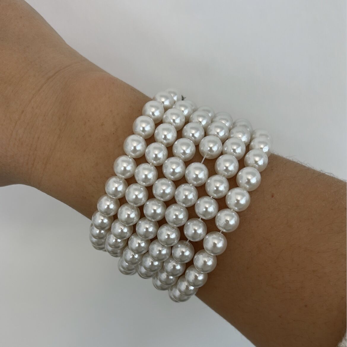 Özel Seri 6'lı İnci Bileklik 25cm