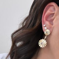 Özel Seri Papatya Küpe