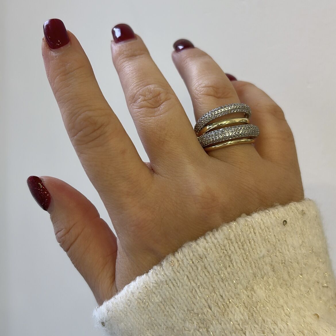 Özel Seri Çoklu Yüzük (ayarlı)