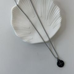 Çelik Kutup Yıldızlı Kolye 60cm