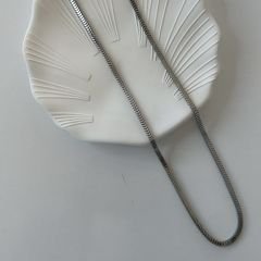 Çelik Balıksırtı  Kolye 60cm