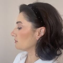 Taş Detaylı Taç  cm