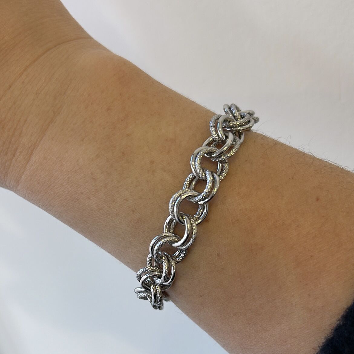 Vip Seri Halkalı Zincir Bileklik 19cm