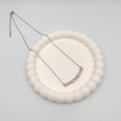 Özel Seri Zirkon Taşlı Xoxo Kolye 50cm
