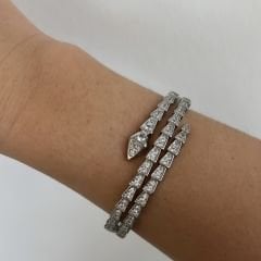 Özel Seri Zirkon Taşlı Blg Kelepçe 17cm
